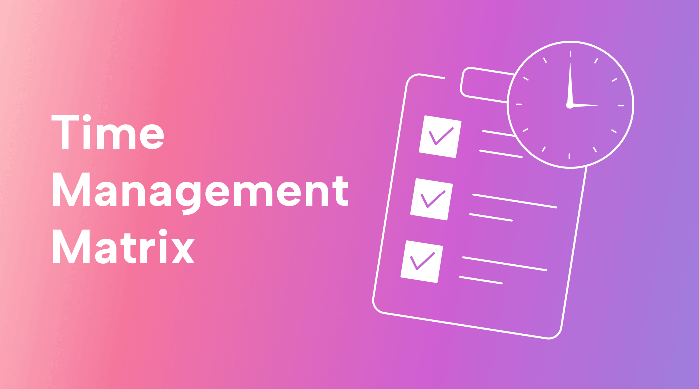 Time Management Matrix Guide Motion Motion