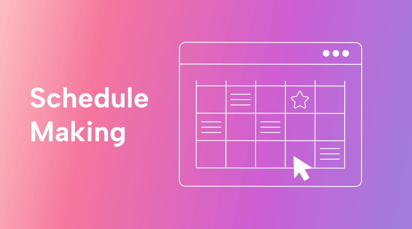 The Ultimate ScheduleMaking Guide Motion Motion