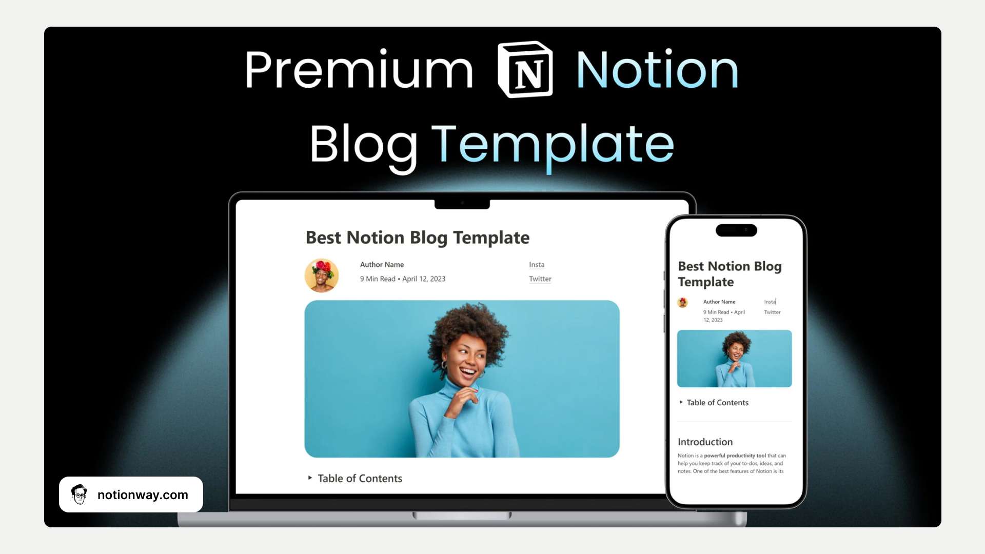 Premium Notion Blog Template