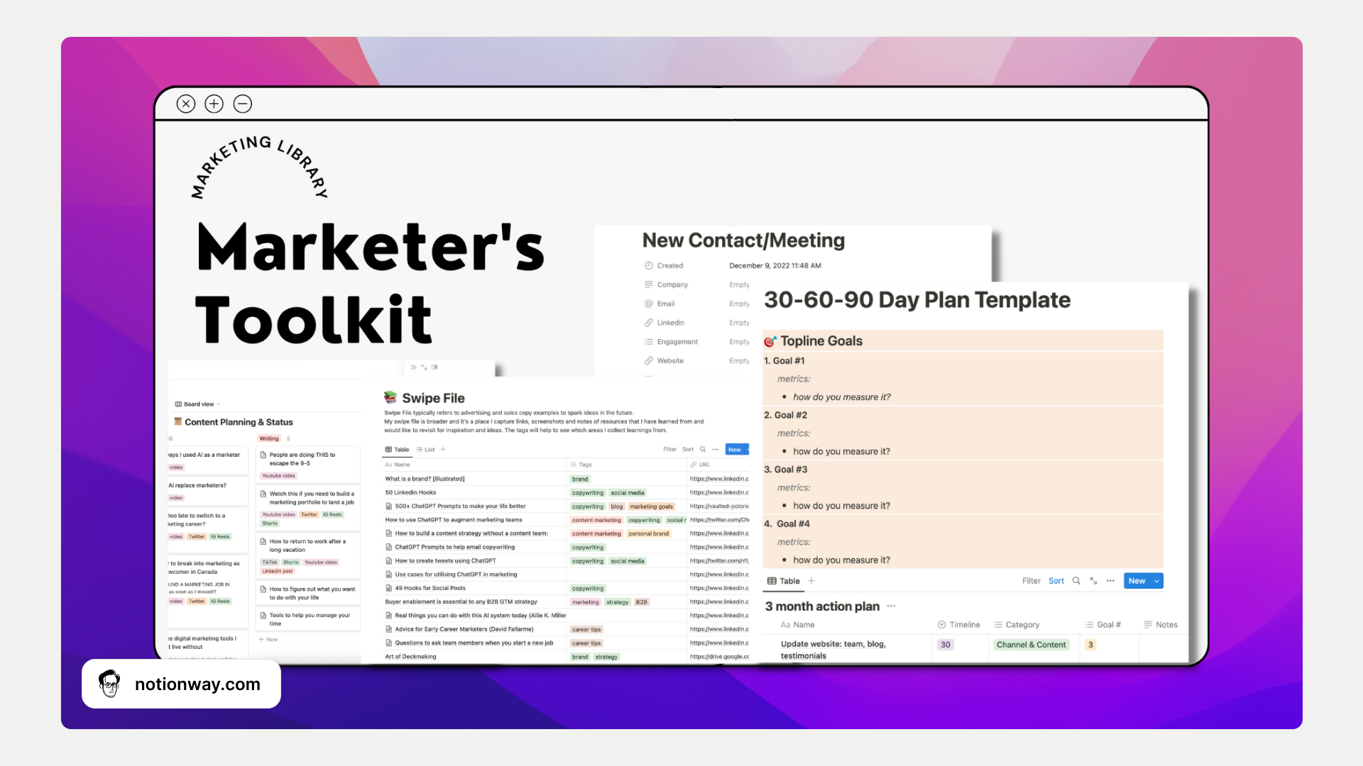 22 Powerful Notion Marketing Templates [Free & Premium]