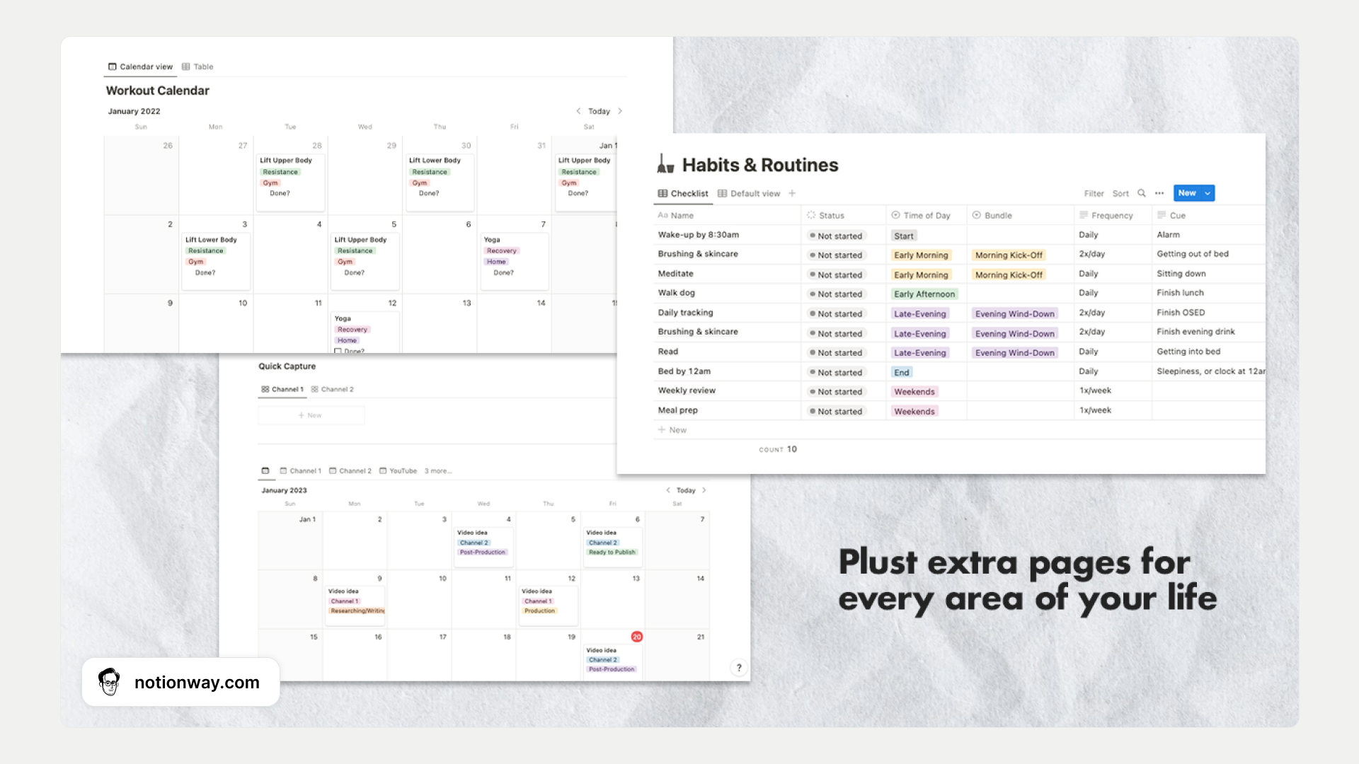 Ultimate Dashboard Notion Calendar Template