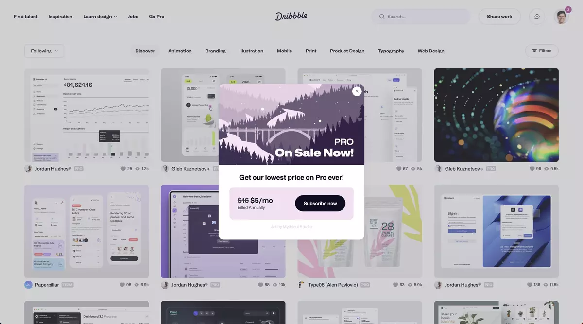 Monochromatic media category card design | Web app category inspiration ...