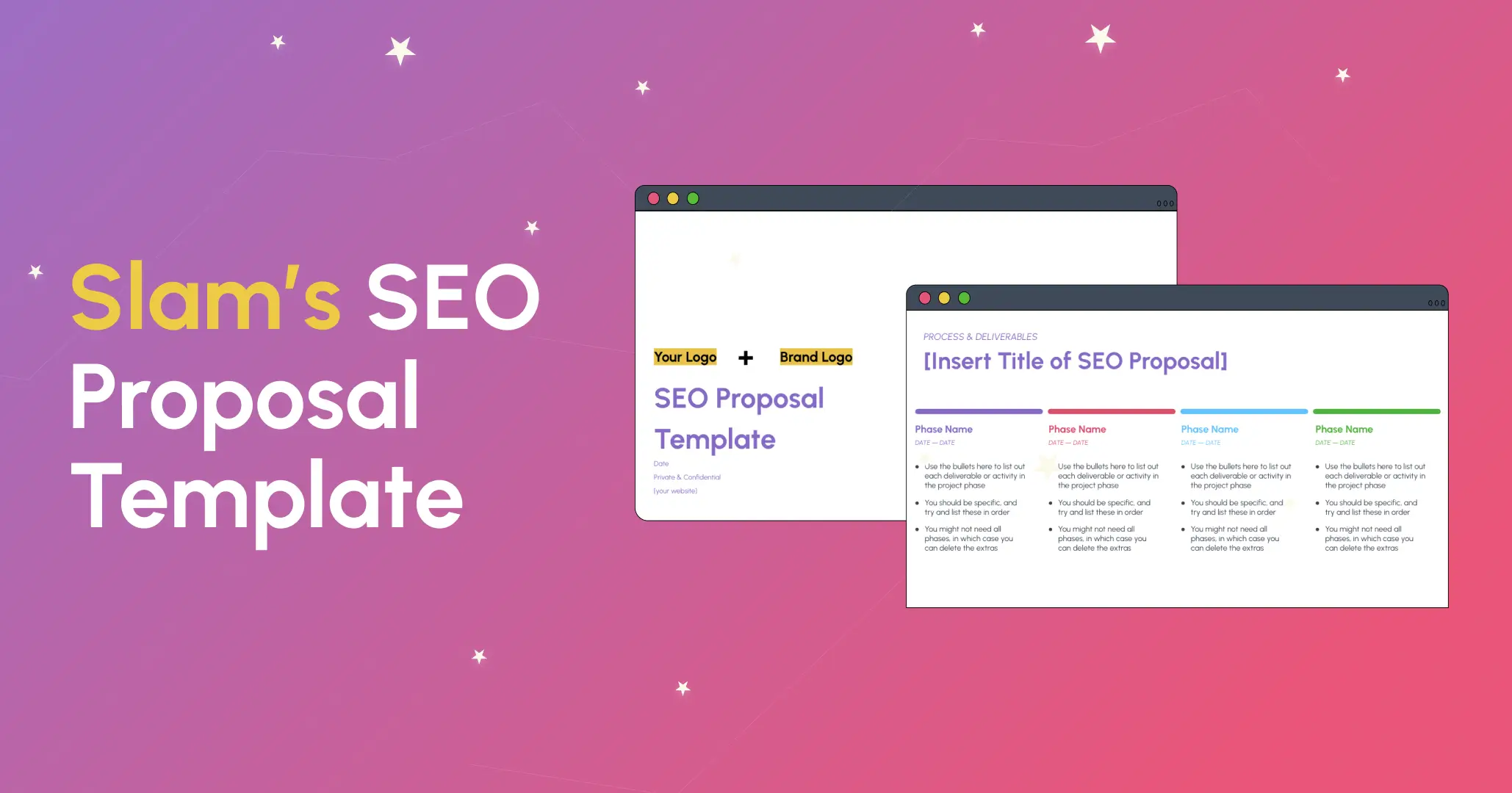 Win More Clients With Slam’s Comprehensive SEO Proposal Template 