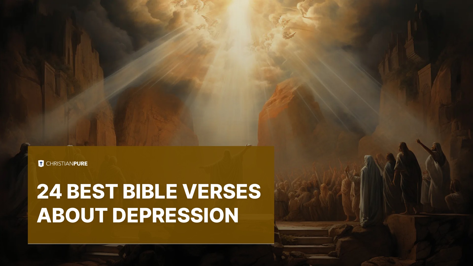 24 best bible verses about depression Christian Pure