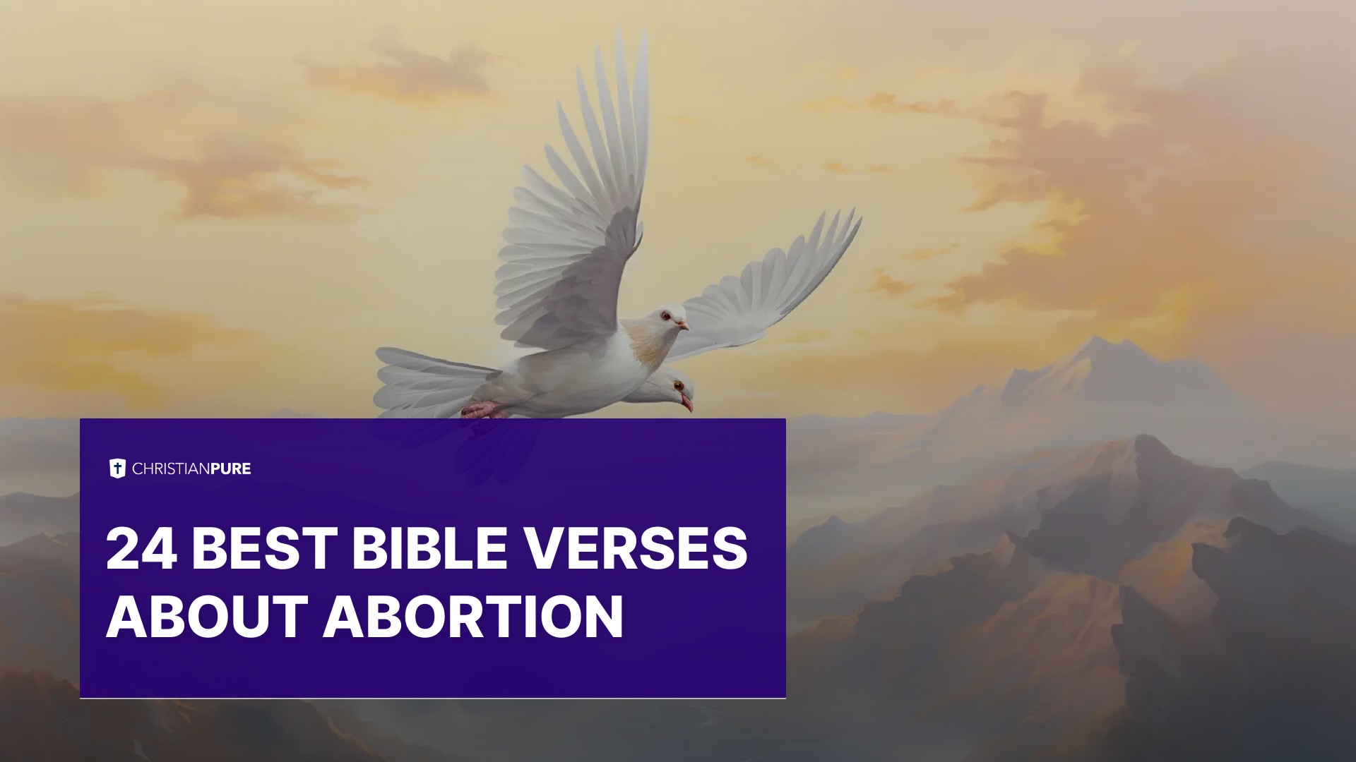 24 best bible verses about abortion | Christian Pure