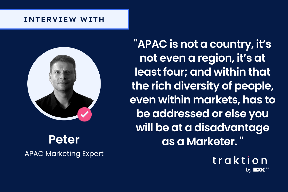 How to be a successful Marketer in APAC - Interview with Pete