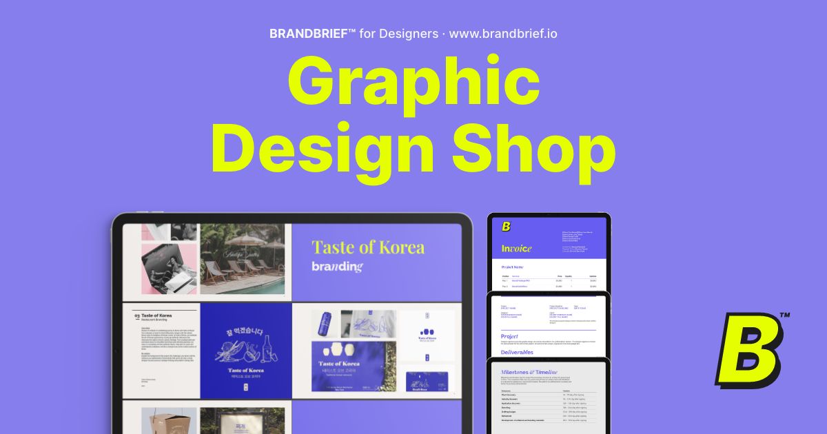 Graphic Design Templates · BRANDBRIEF™