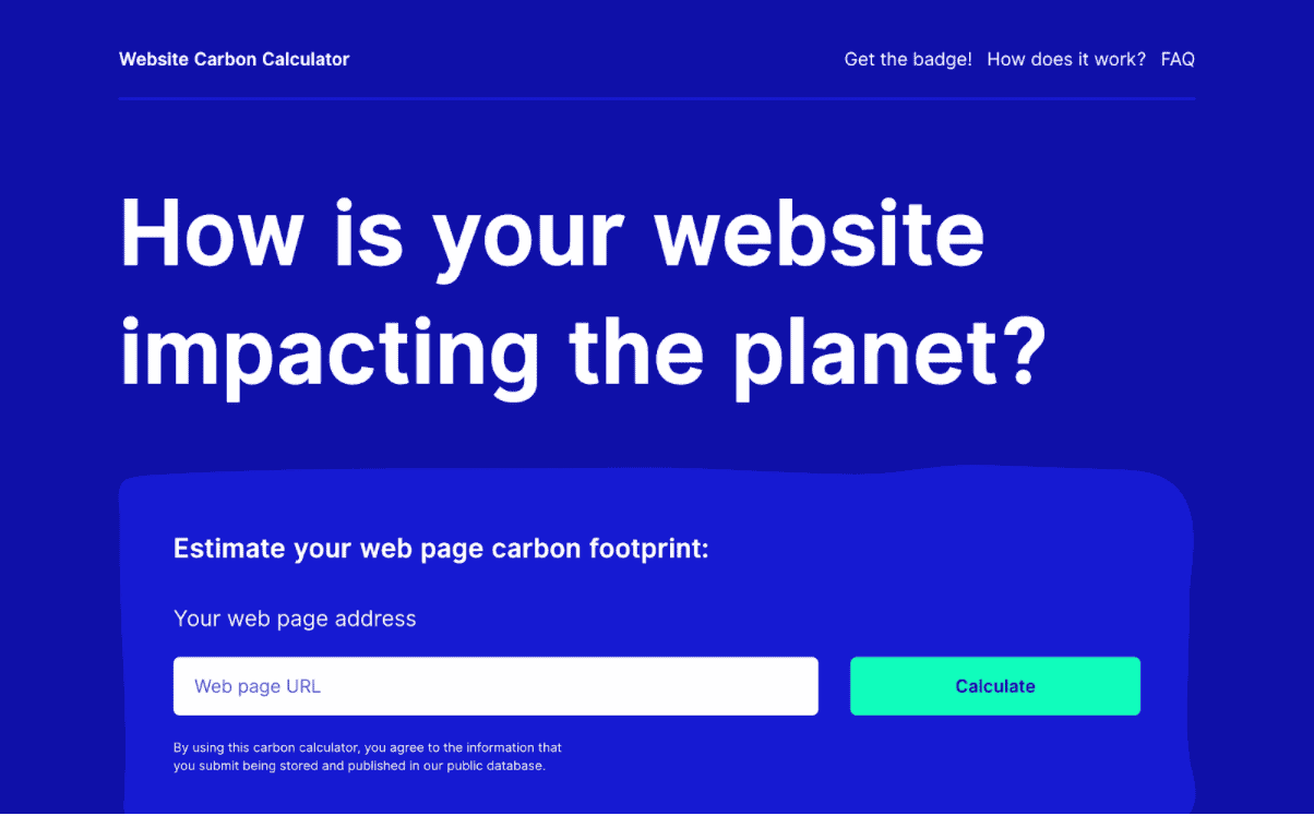 sustainable web design & development