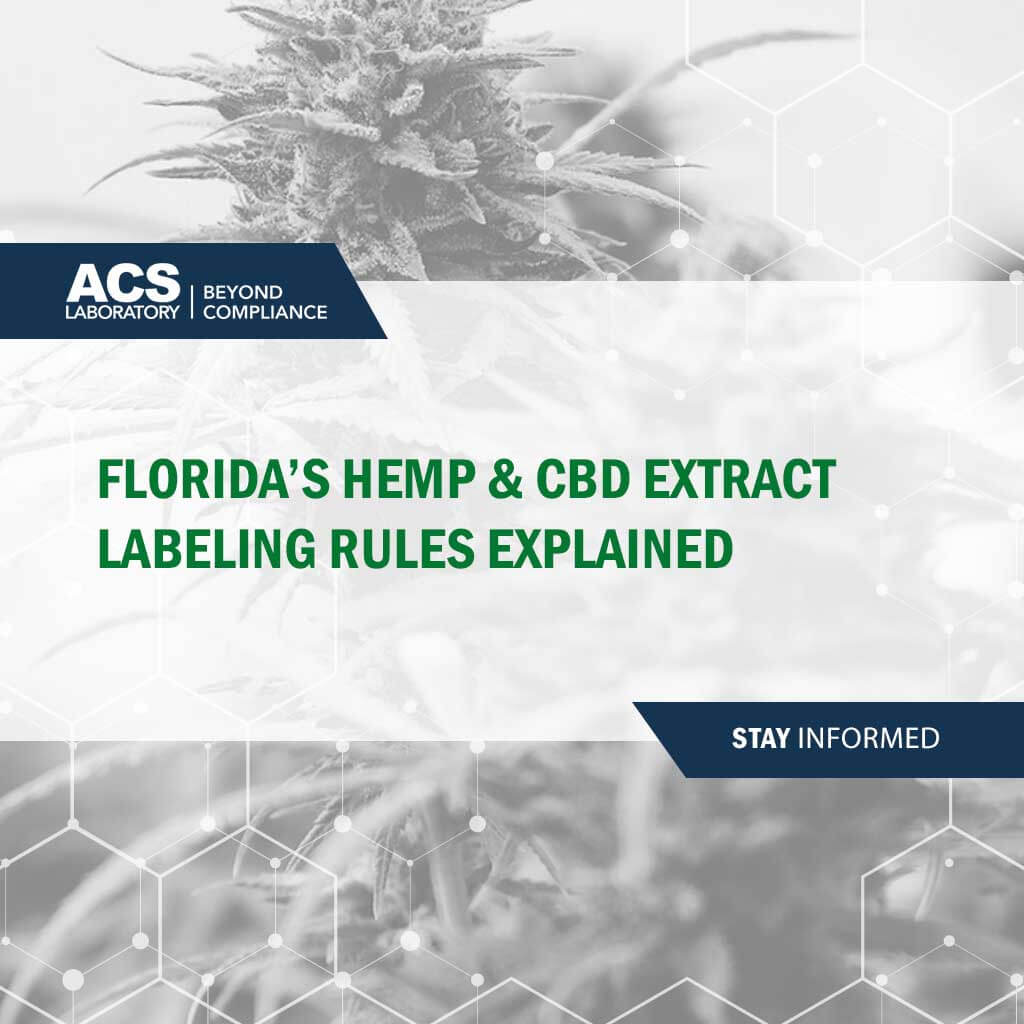 Florida’s Hemp & CBD Extract Labeling Rules Explained