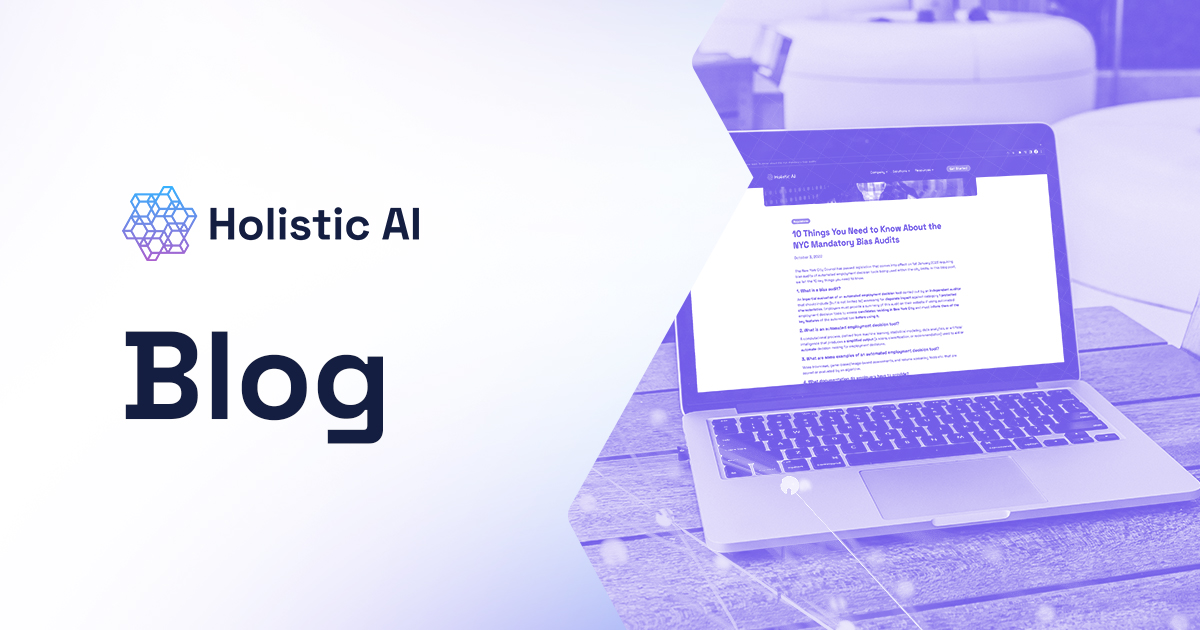 Blog Holistic Ai Resources