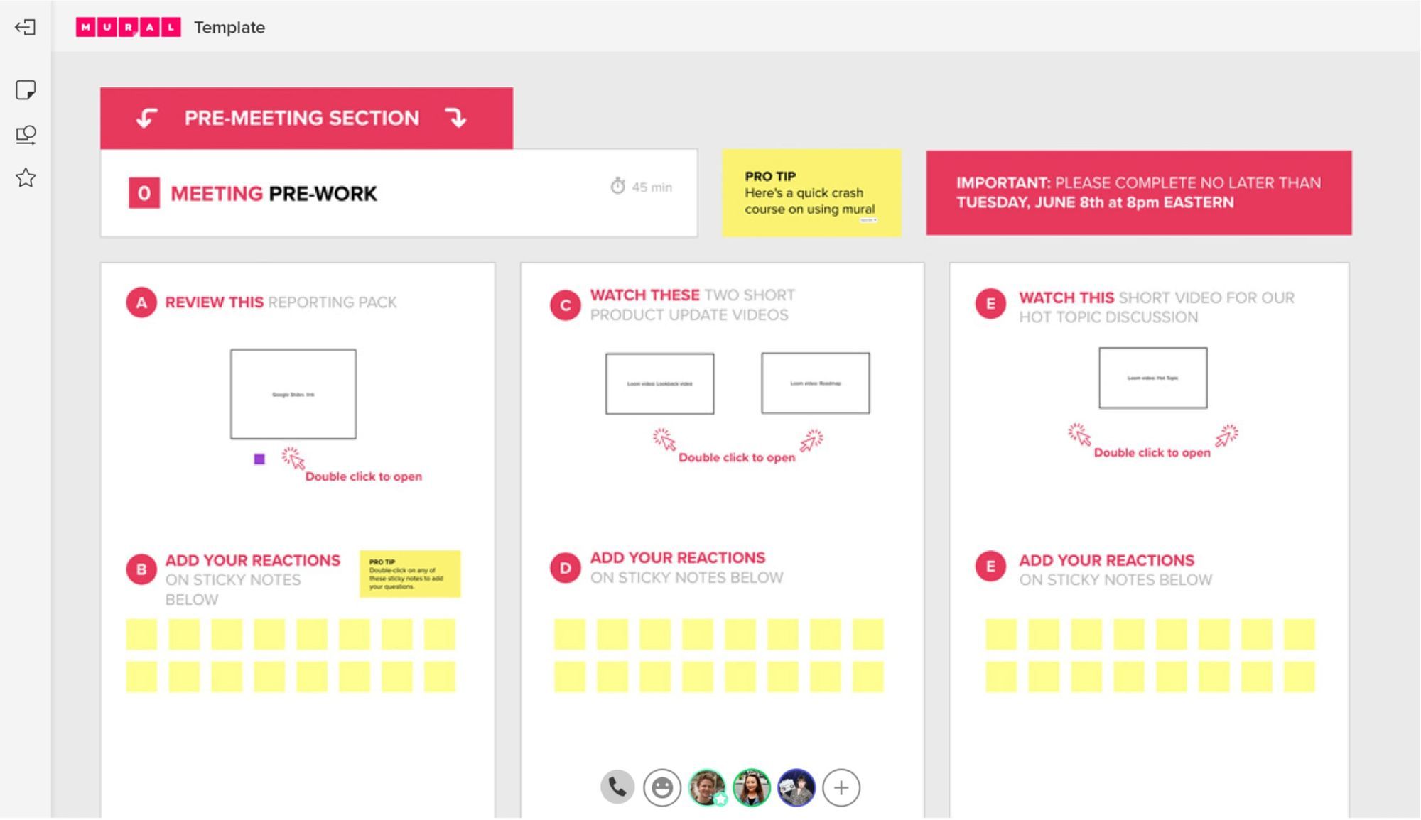 Board meeting Template | MURAL