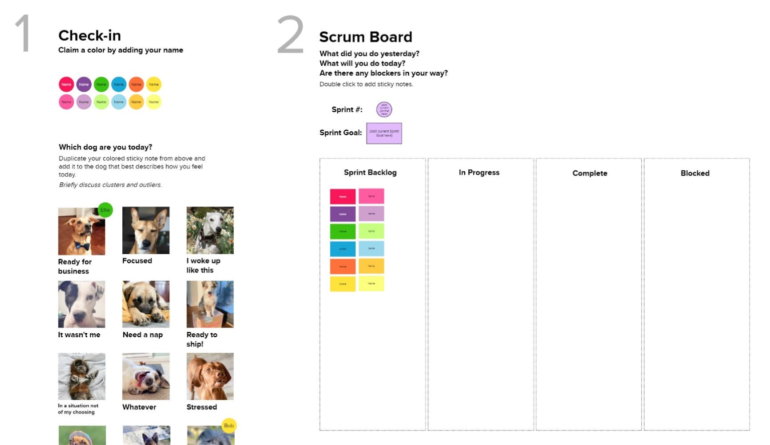 Daily Scrum Meeting Template Mural