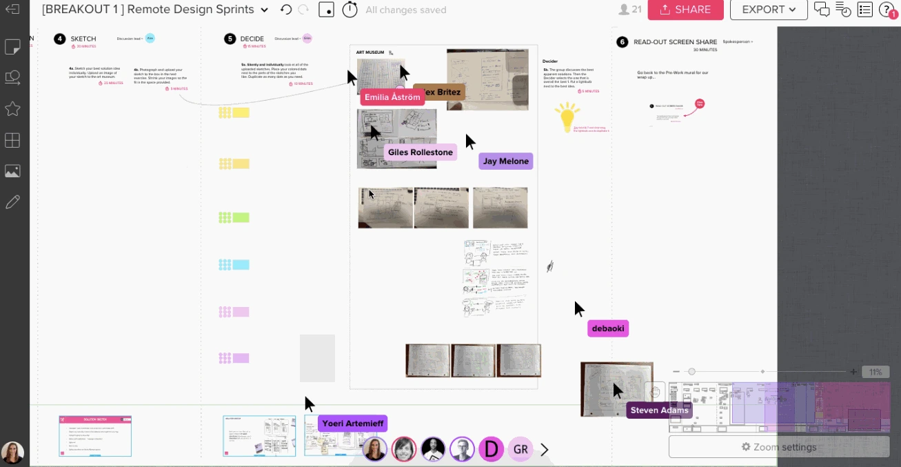 Sprint Mural Examples Running remote design sprints: workshop recap | Mural