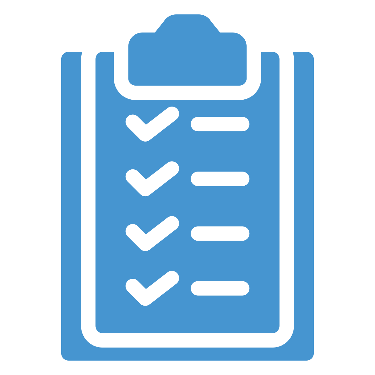 icon of clipboard and checklist