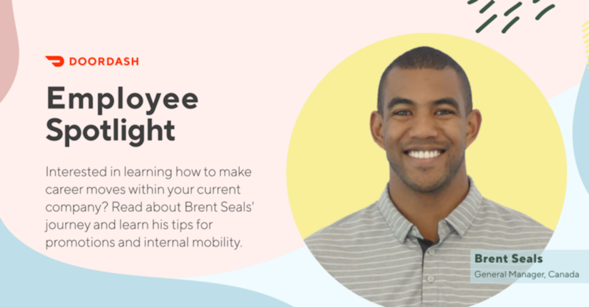 DoorDash Career Blog Brent Seals’ Career Journey at DoorDash