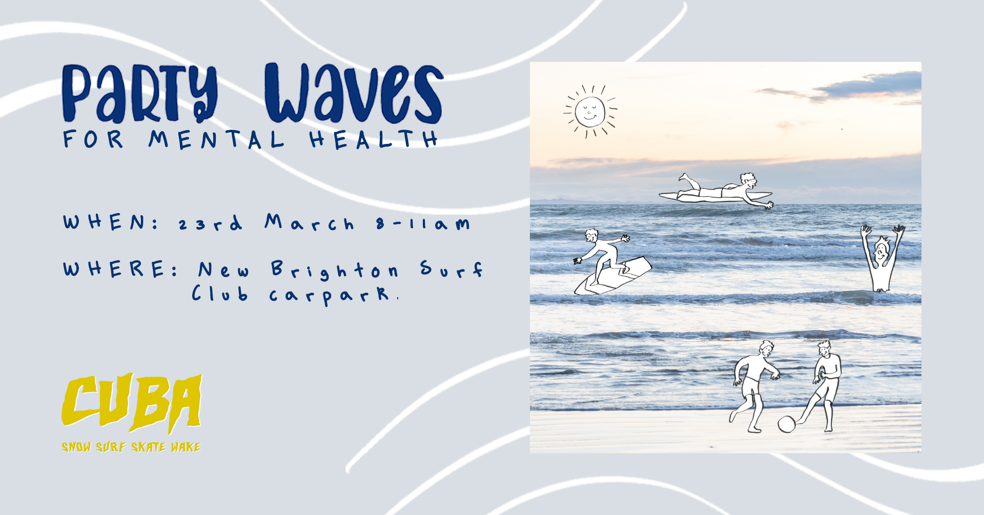 Party Waves for Mental Health: Lads x Cuba 