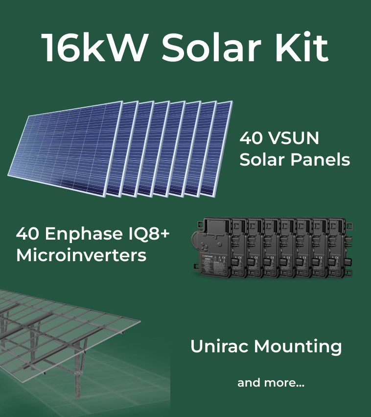 16kW Solar Kit DIY or Full Install