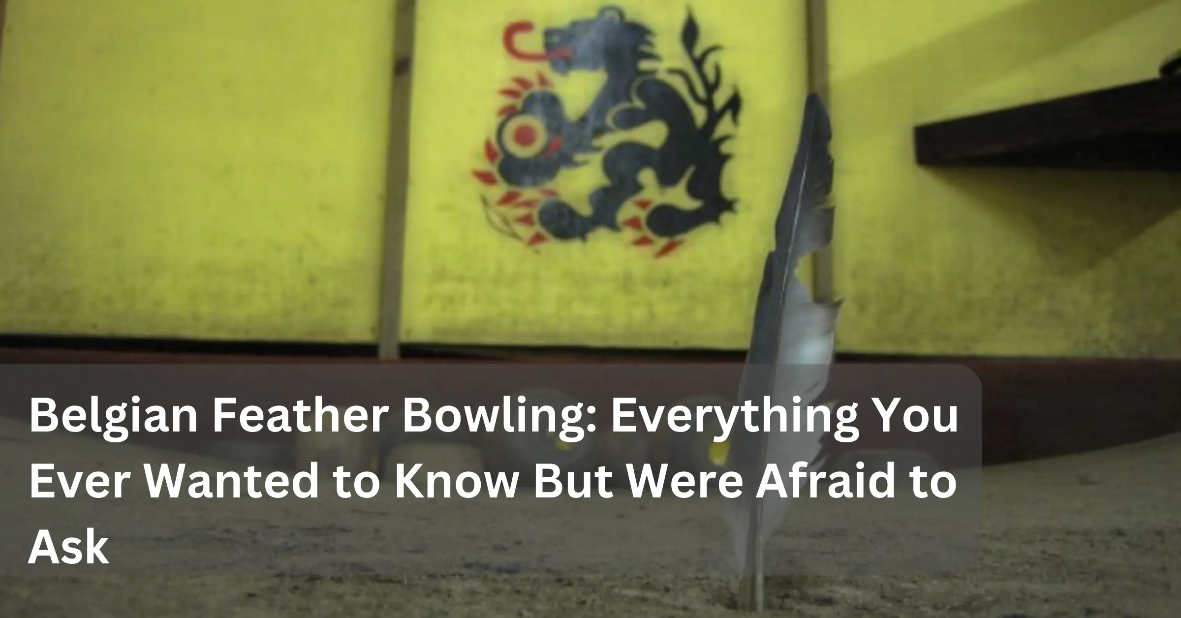 Belgian Feather Bowling: Everything You Wanted to Know But Were Afraid to Ask