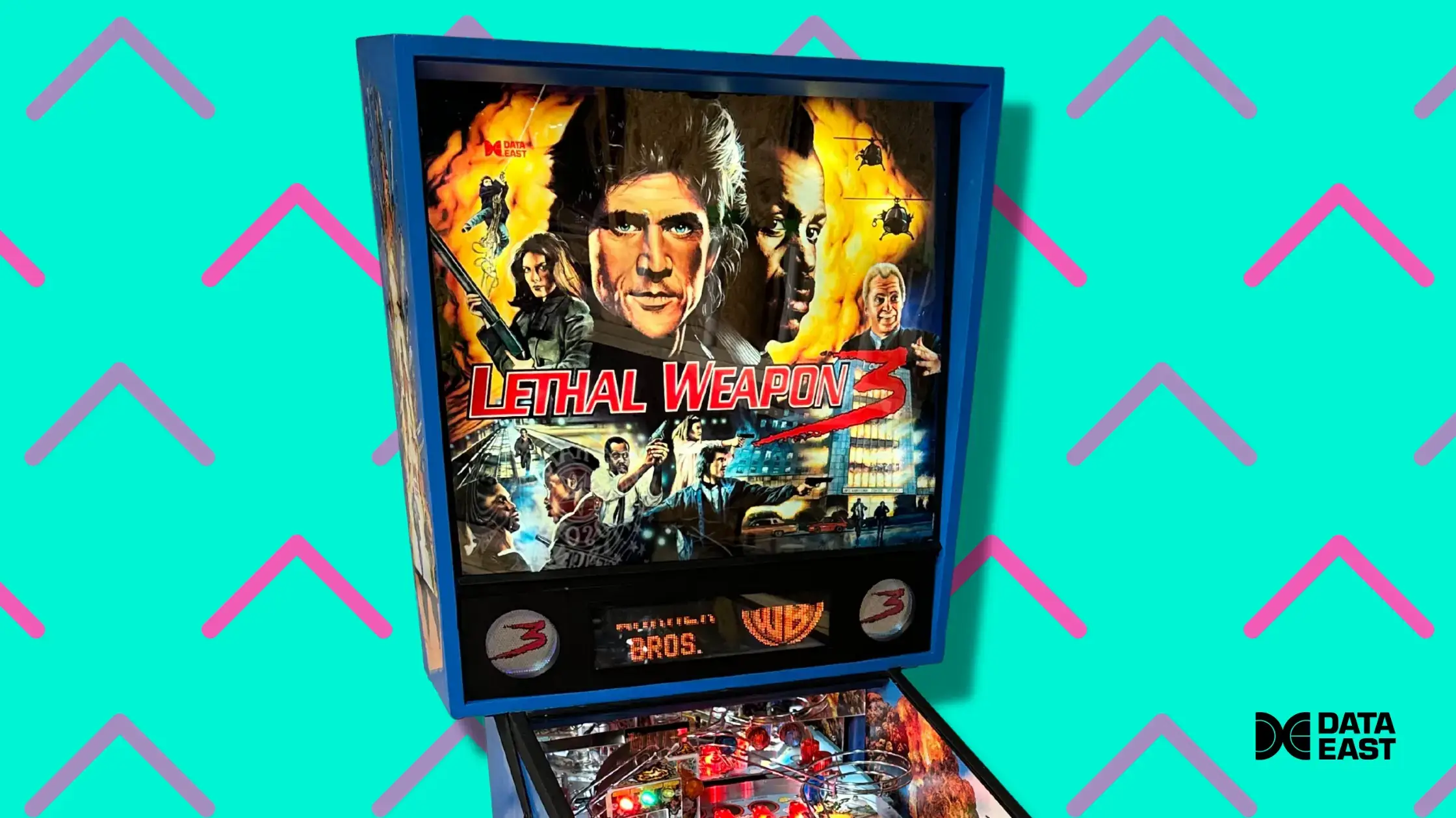 Lethal Weapon 3 (1992) Pinball Machine by Data East USA Inc.