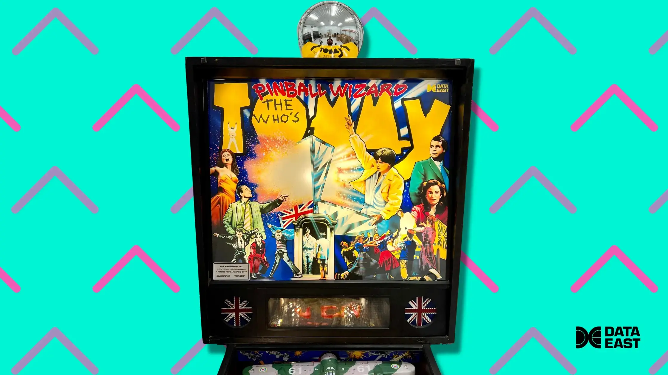 The Who's Tommy Pinball Wizard (1994) Pinball Machine by Data East USA Inc.