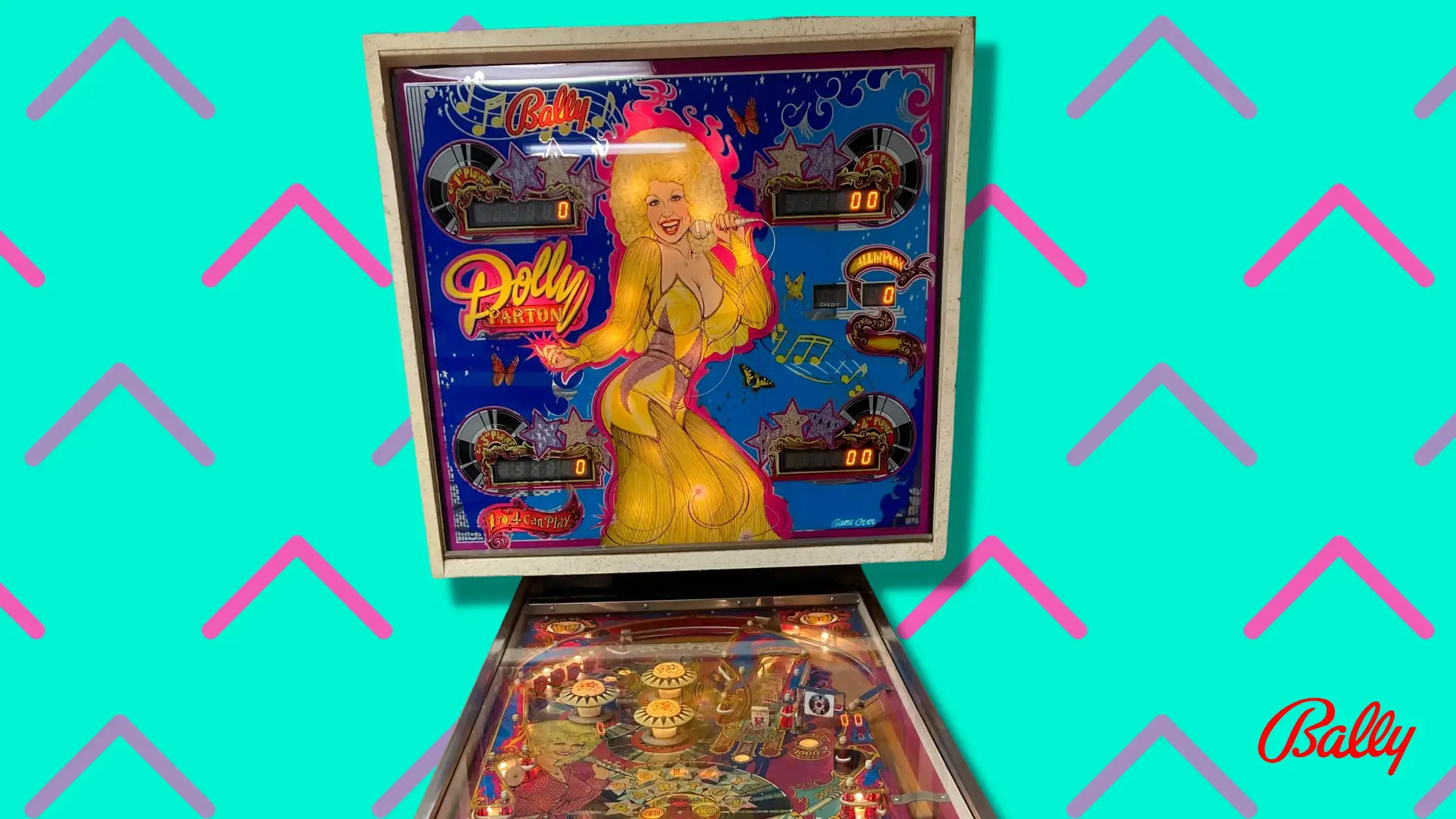 Dolly Parton (1978) Pinball Machine by Bally Manufacturing Co.