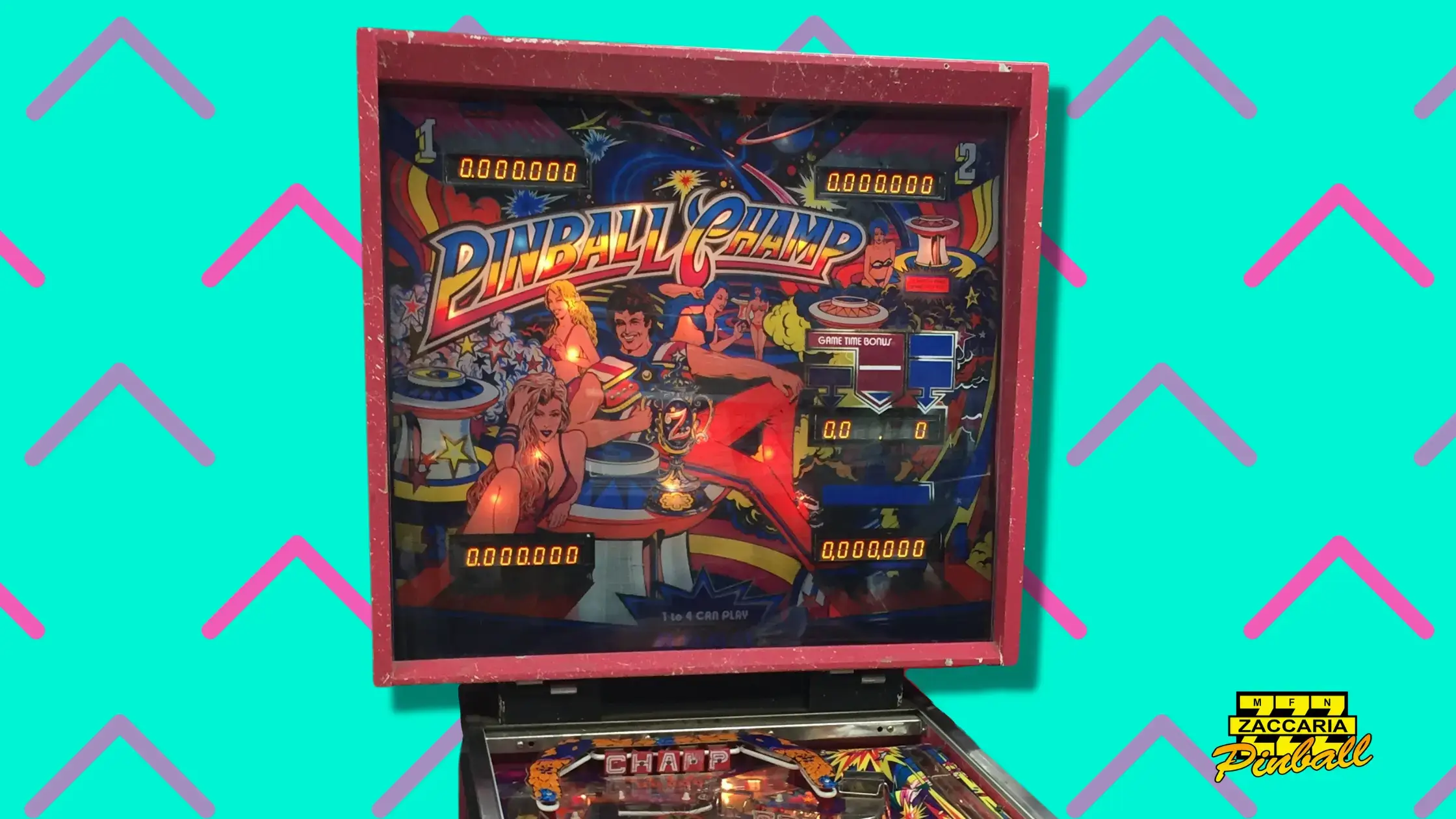 Pinball Champ (1982) Pinball Machine by Zaccaria