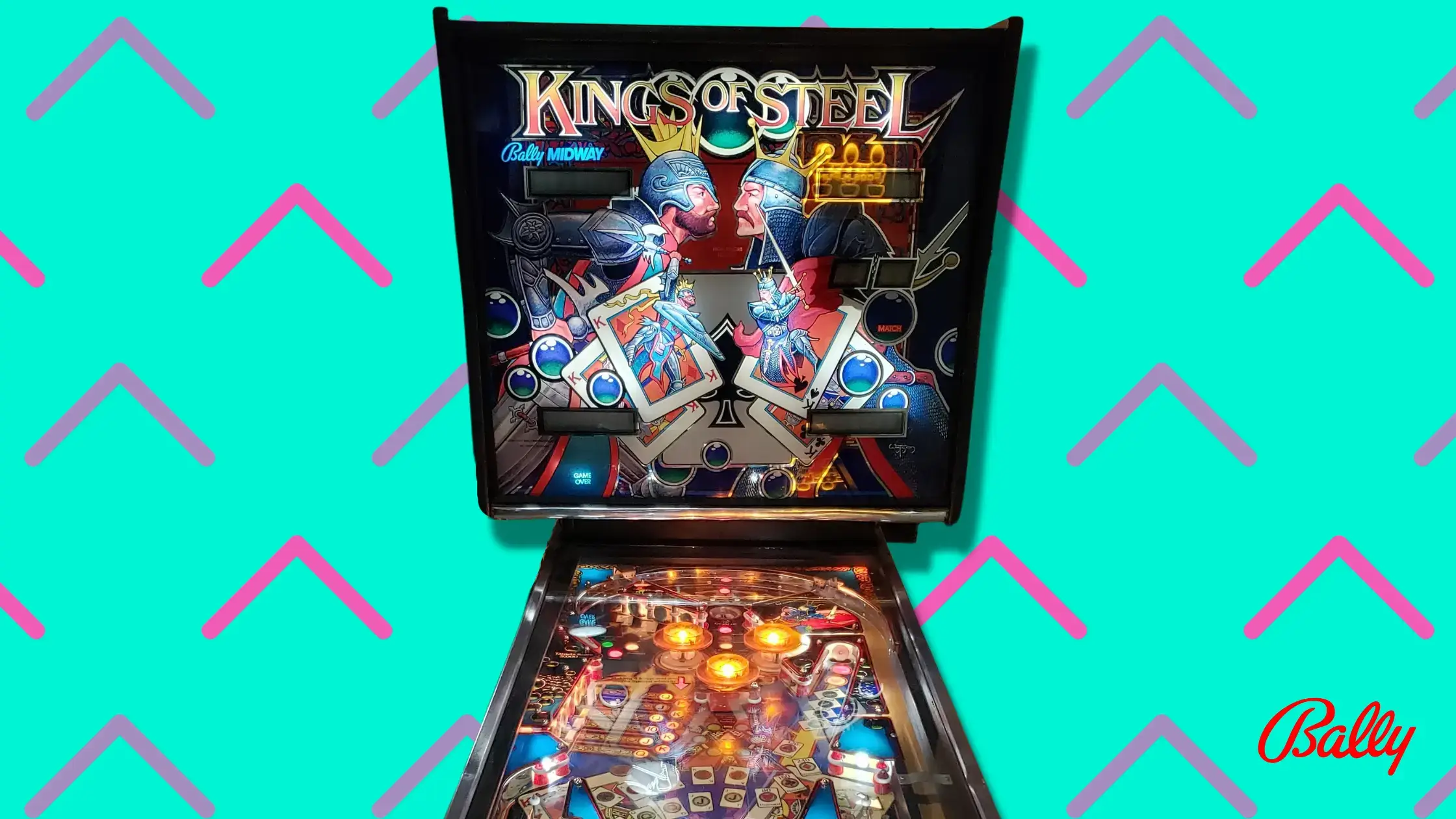 Kings of Steel (1984) Pinball Machine by Bally Manufacturing Co.
