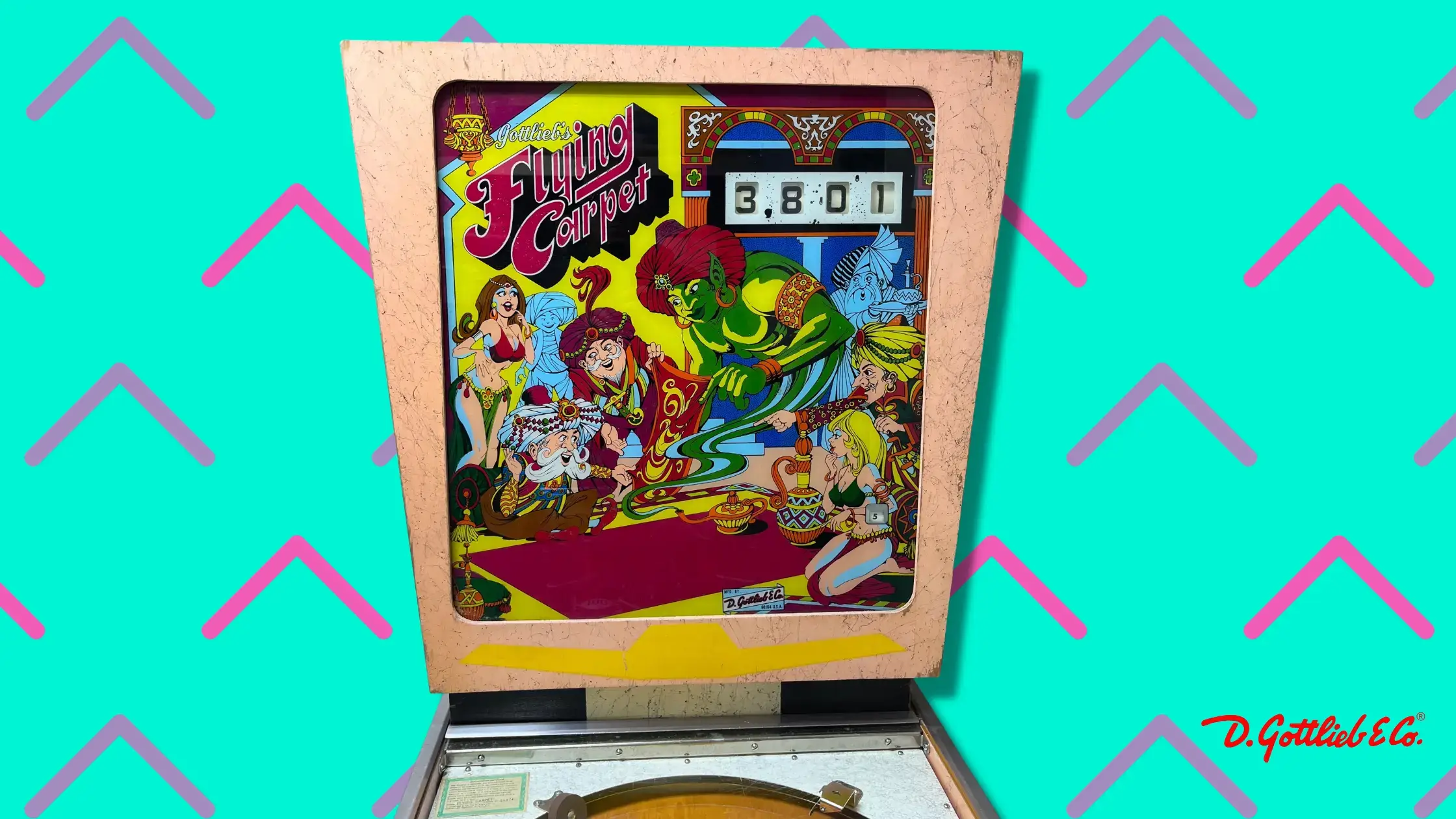 Flying Carpet (1972) Pinball Machine by D. Gottlieb & Co.