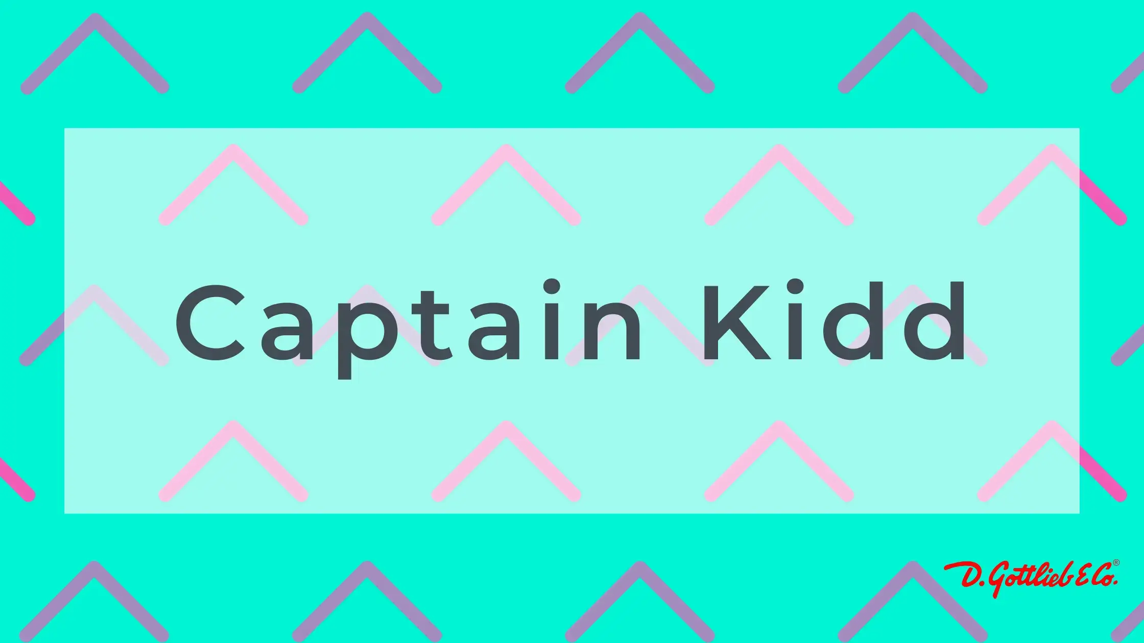 Captain Kidd (1960) Pinball Machine by D. Gottlieb & Co.