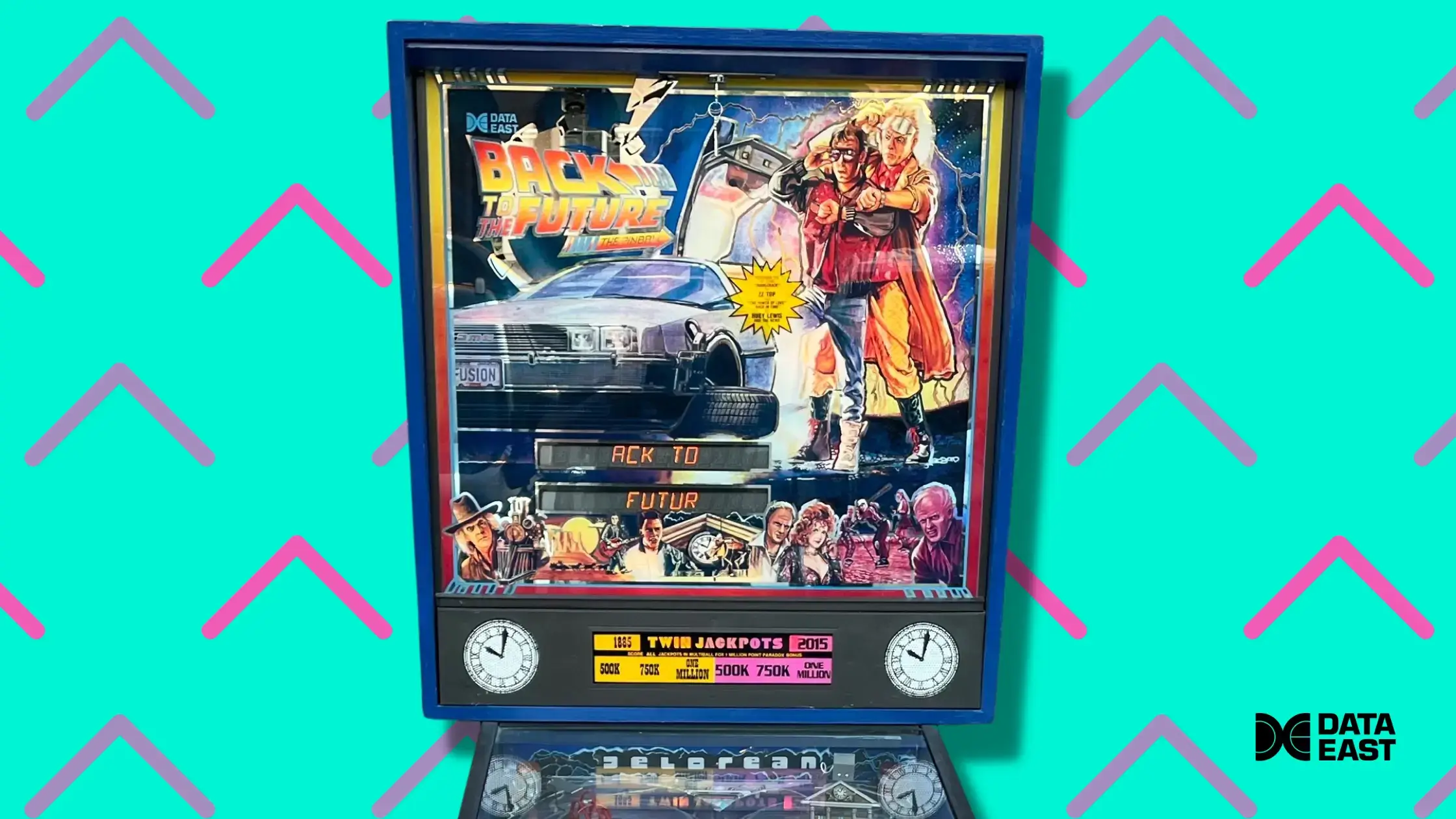 Back to the Future (1990) Pinball Machine by Data East USA Inc. Back to the Future (1990) Pinball Machine by Data East USA Inc.