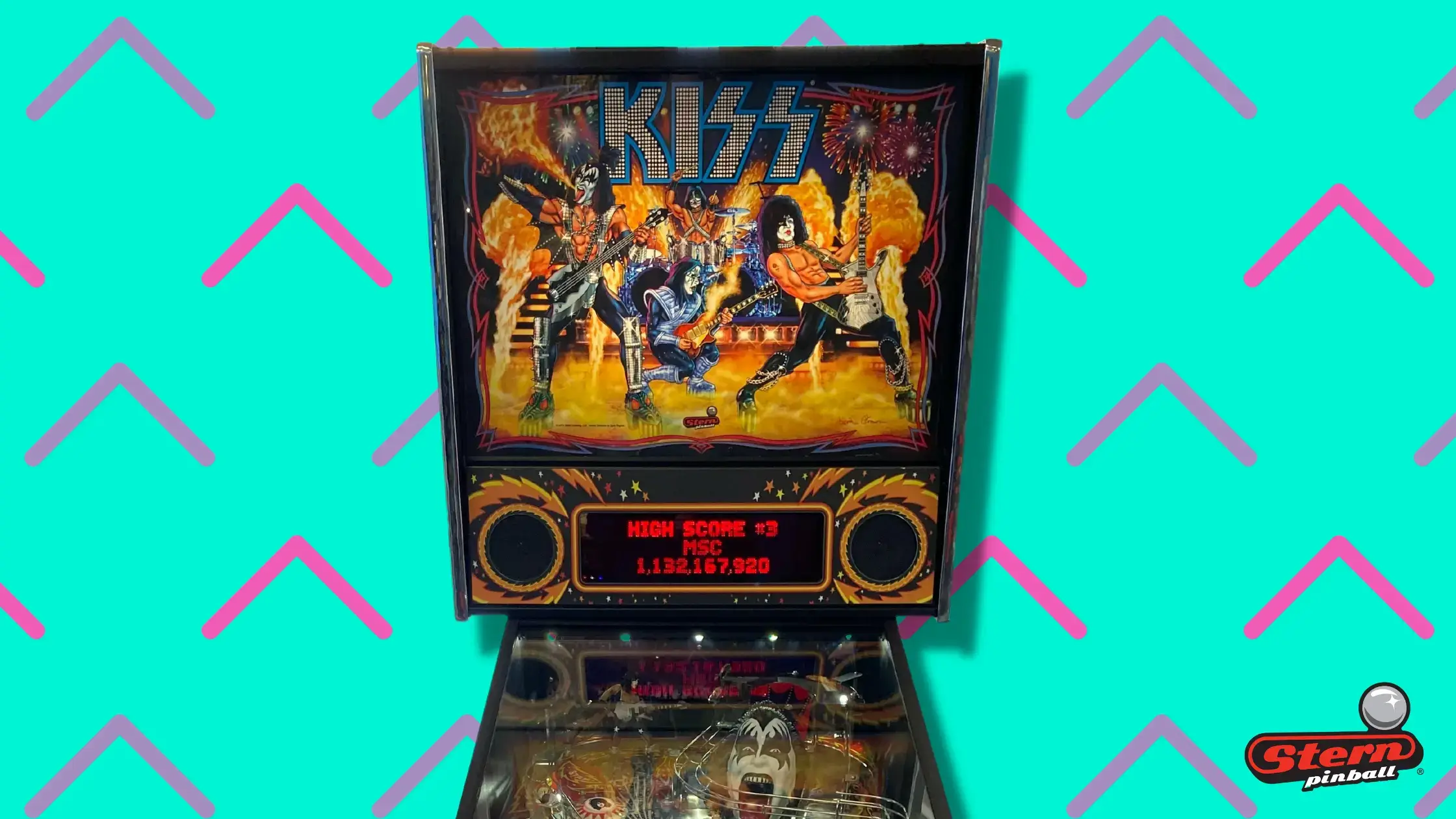 KISS (2015) Pinball Machine by Stern Pinball Inc.