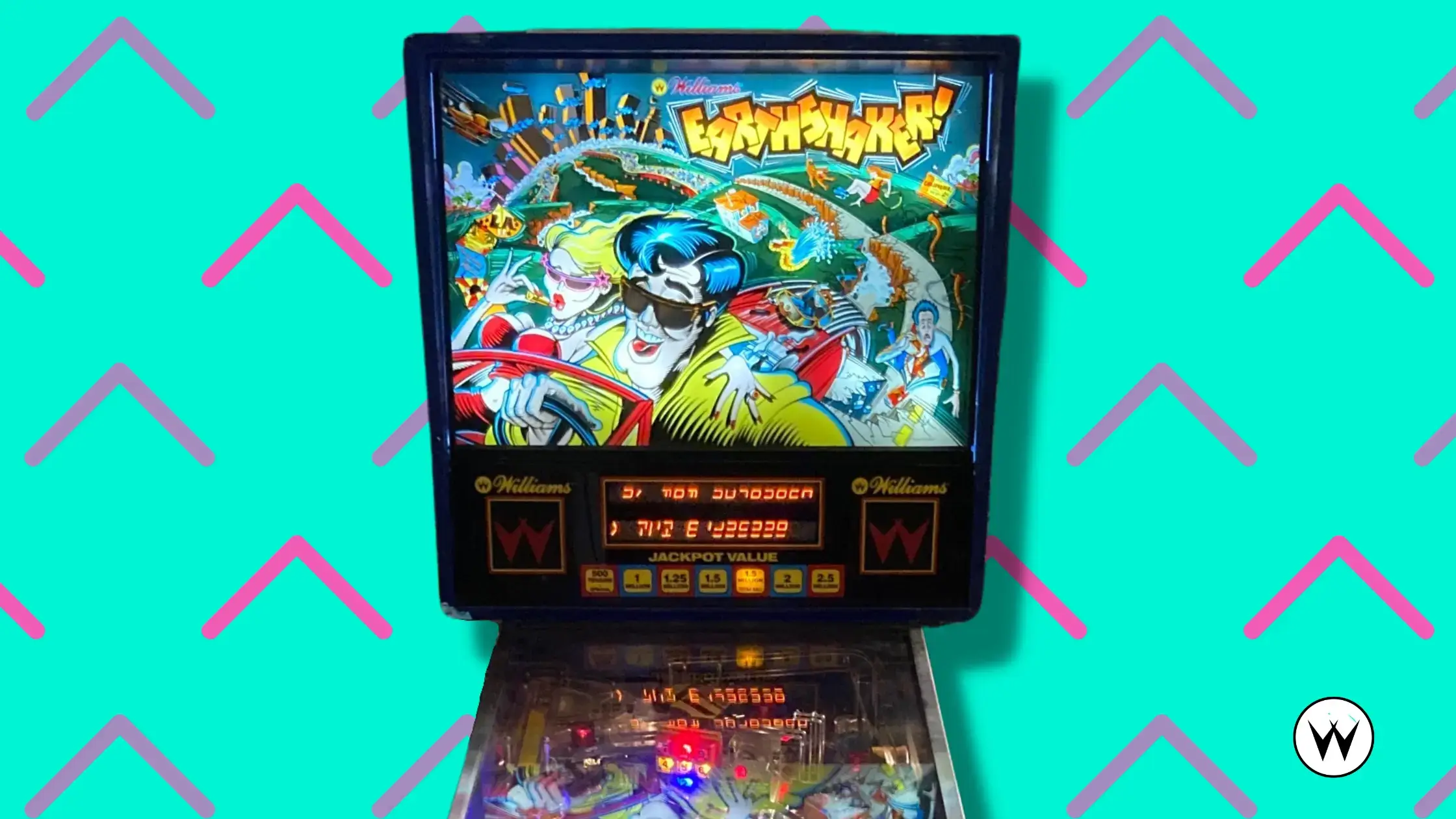 Earthshaker (1989) Pinball Machine by Williams Electronic Games Inc.