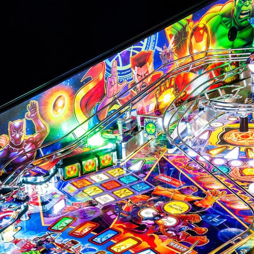 Avengers Infinity Quest Art Blades Stern Pinball Inc. Pinball Mods