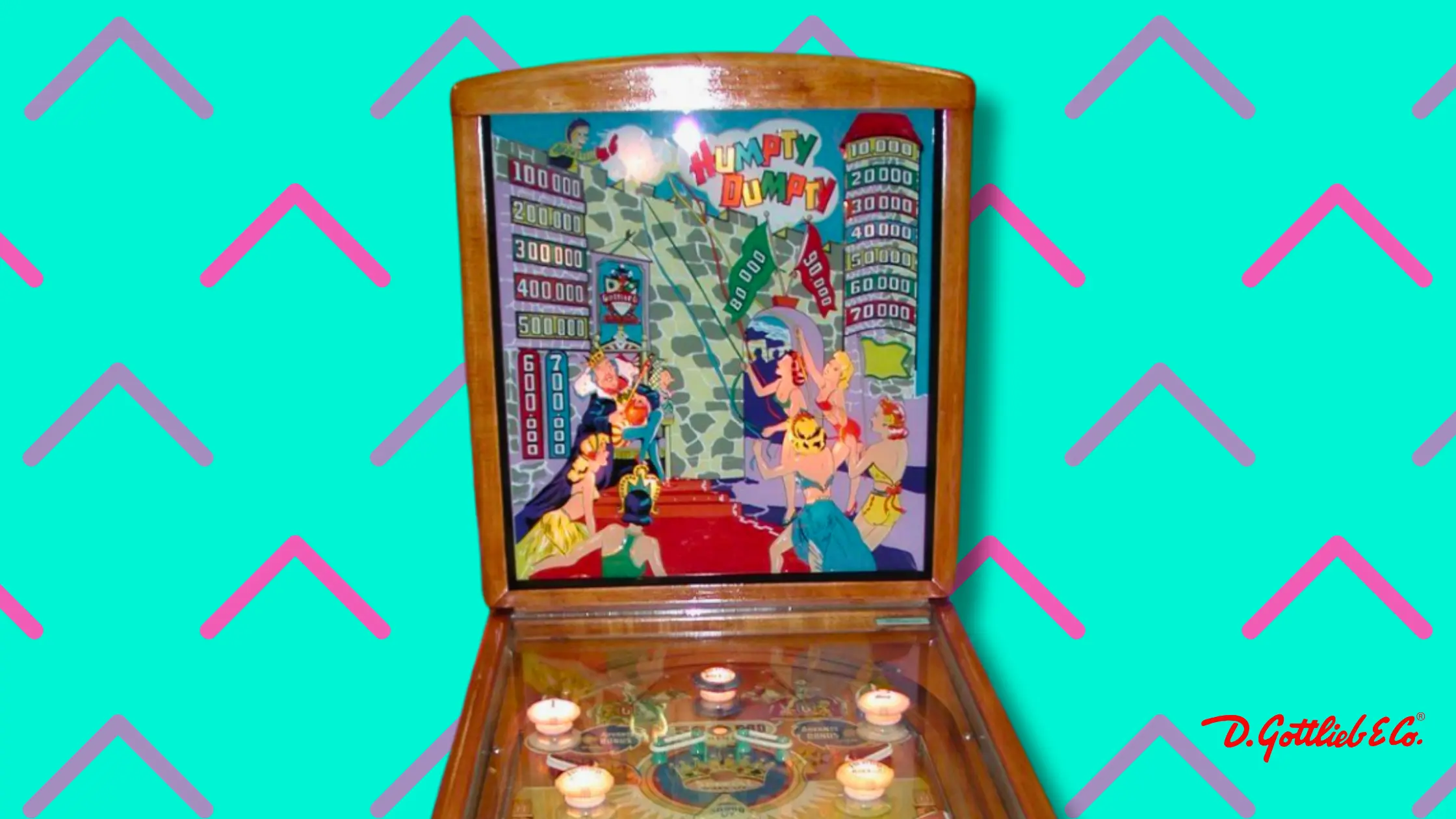 Humpty Dumpty (1947) Pinball Machine by D. Gottlieb & Co.