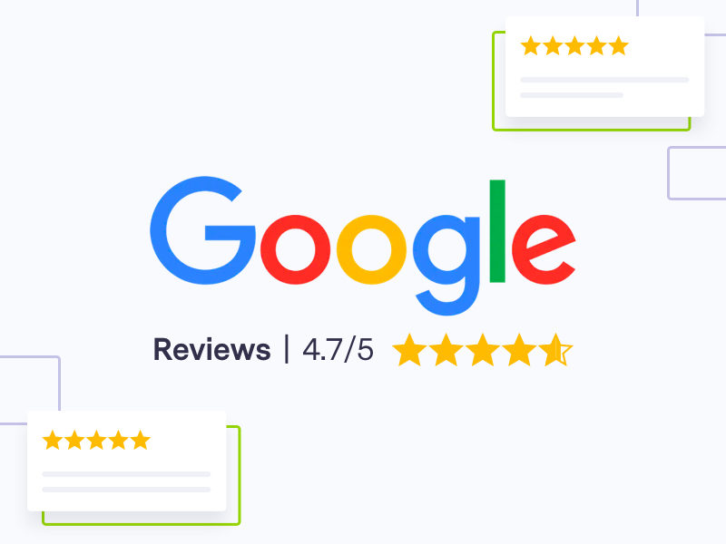 Image of google reviews