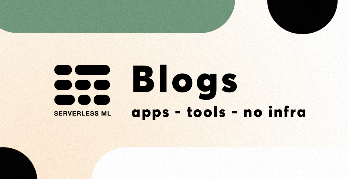 Serverless Machine Learning Blogs