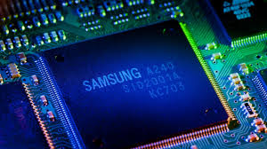 Samsung Semiconductor Chip with colours