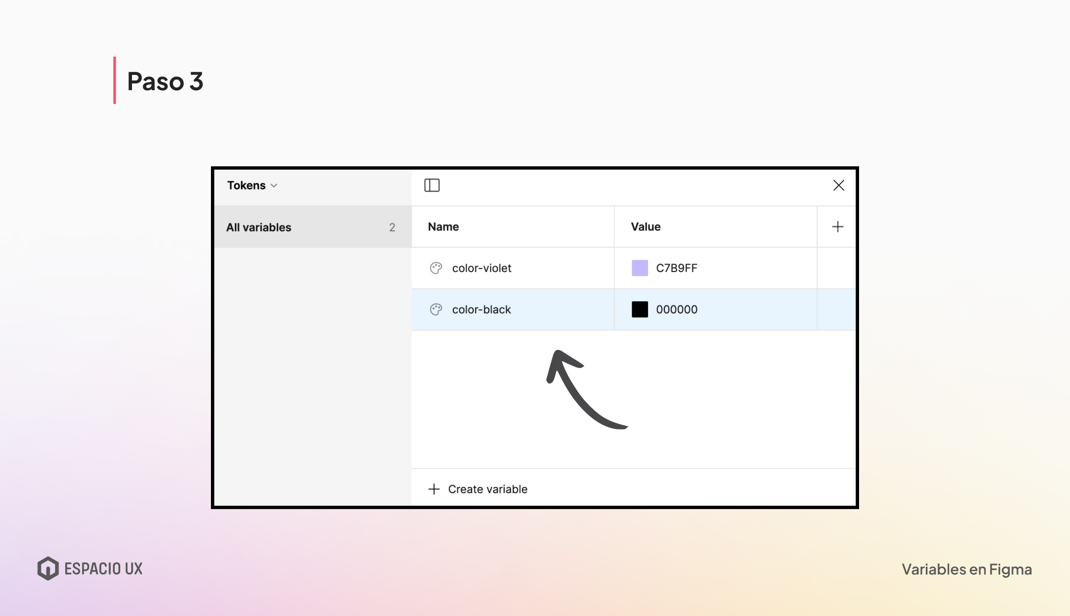 variables figma: paso 3