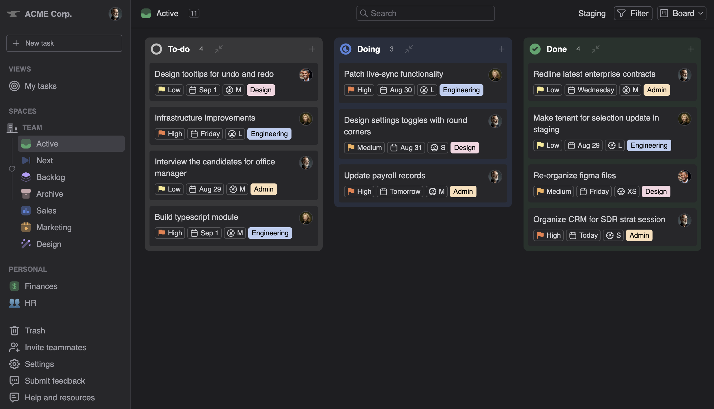 Dart - Project Management