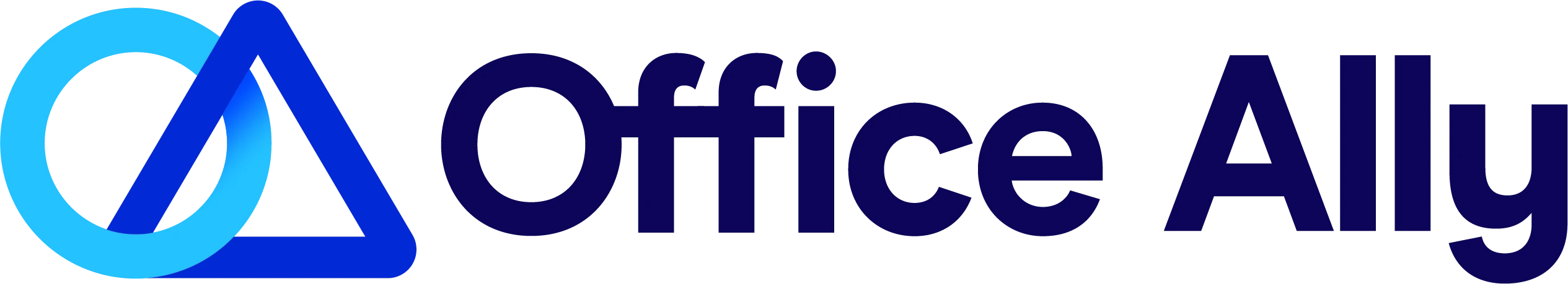 Office Ally Company Logo in Dark Blue