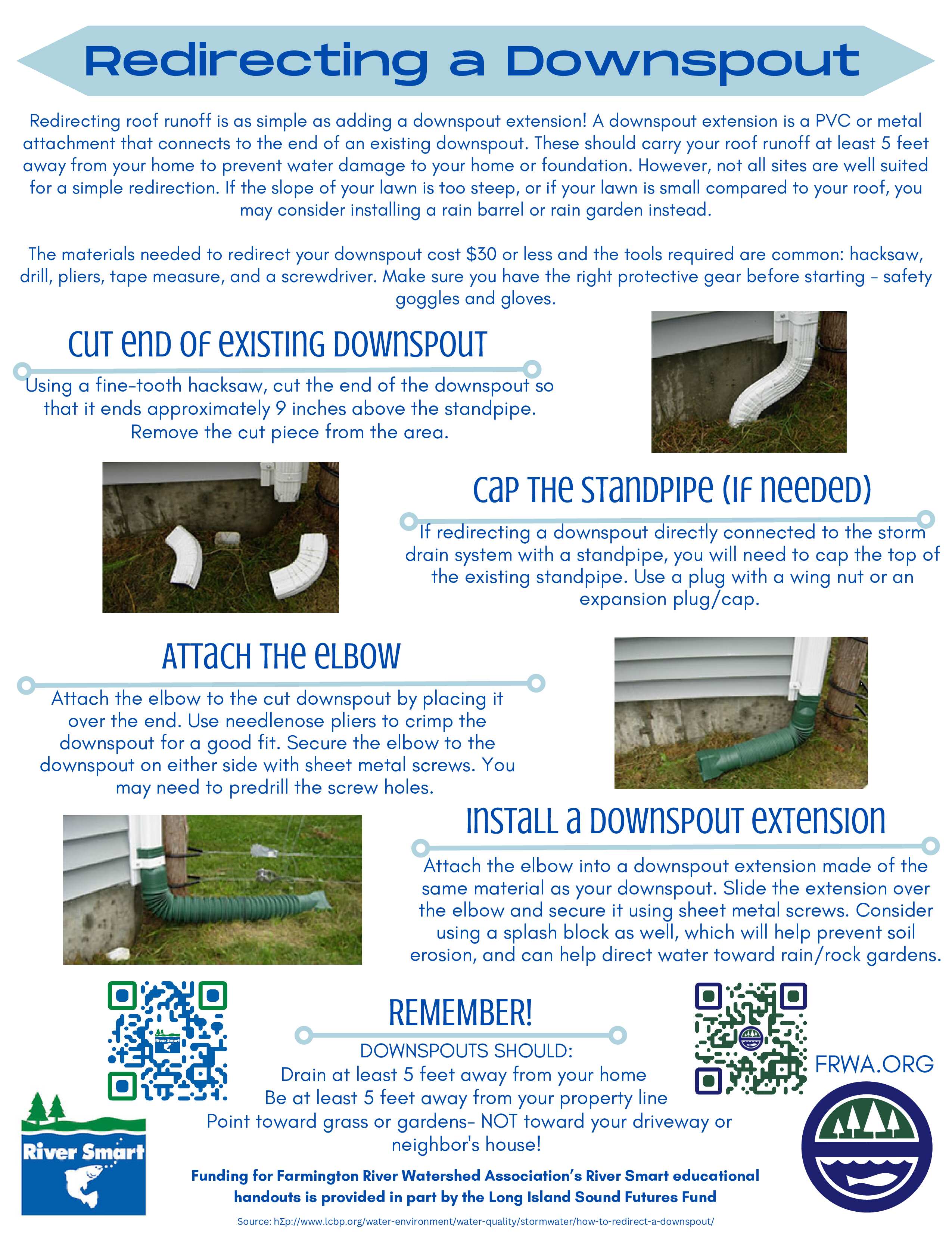 Conservation Commission Redirecting a Downspout