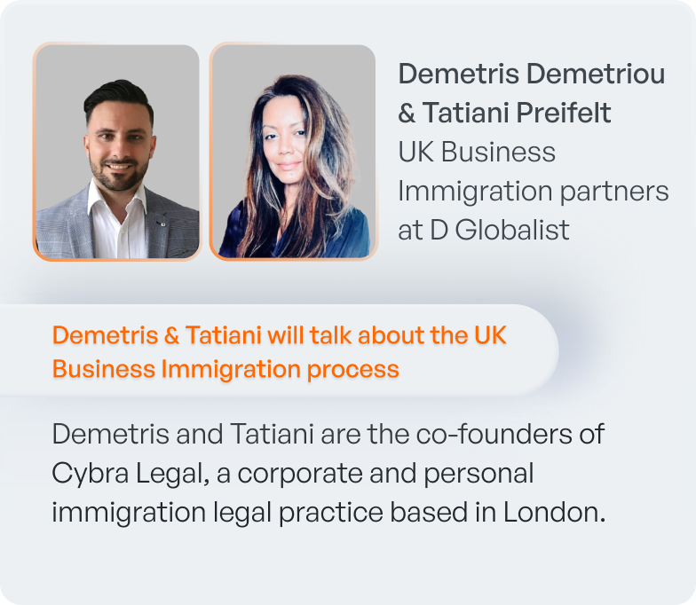 D Globalist UK Innovator Visa Webinar Demetris and Tatiani