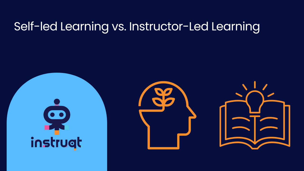 Selfled Learning vs. Instructor Led Learning Instruqt