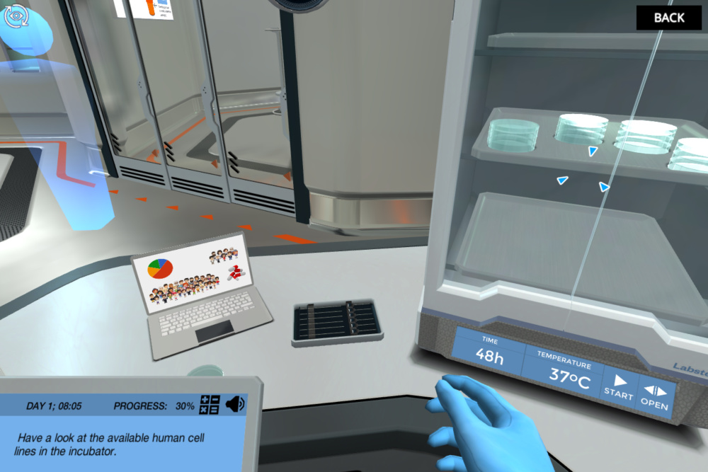 counting cells virtual lab