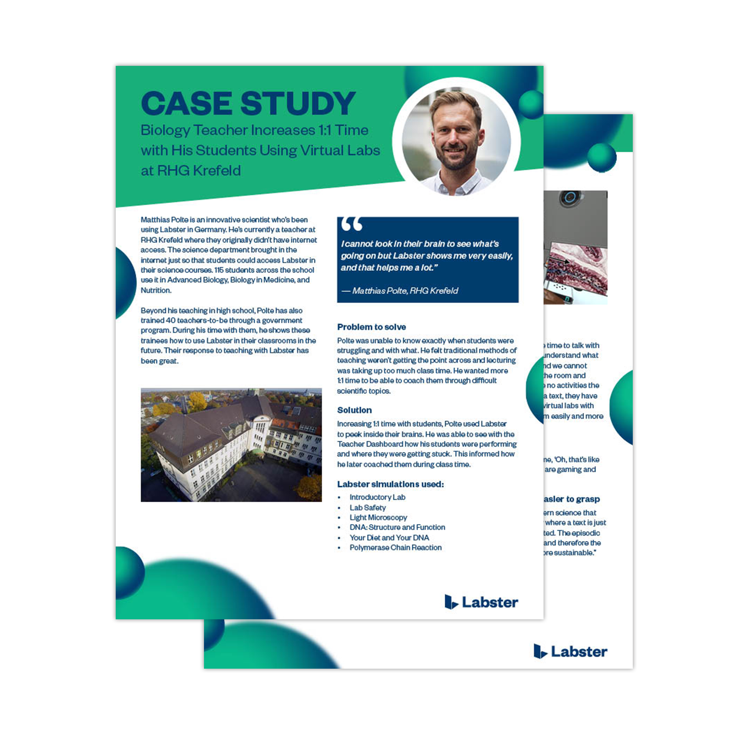 biologyteacherincreasestimewithstudents Case Study