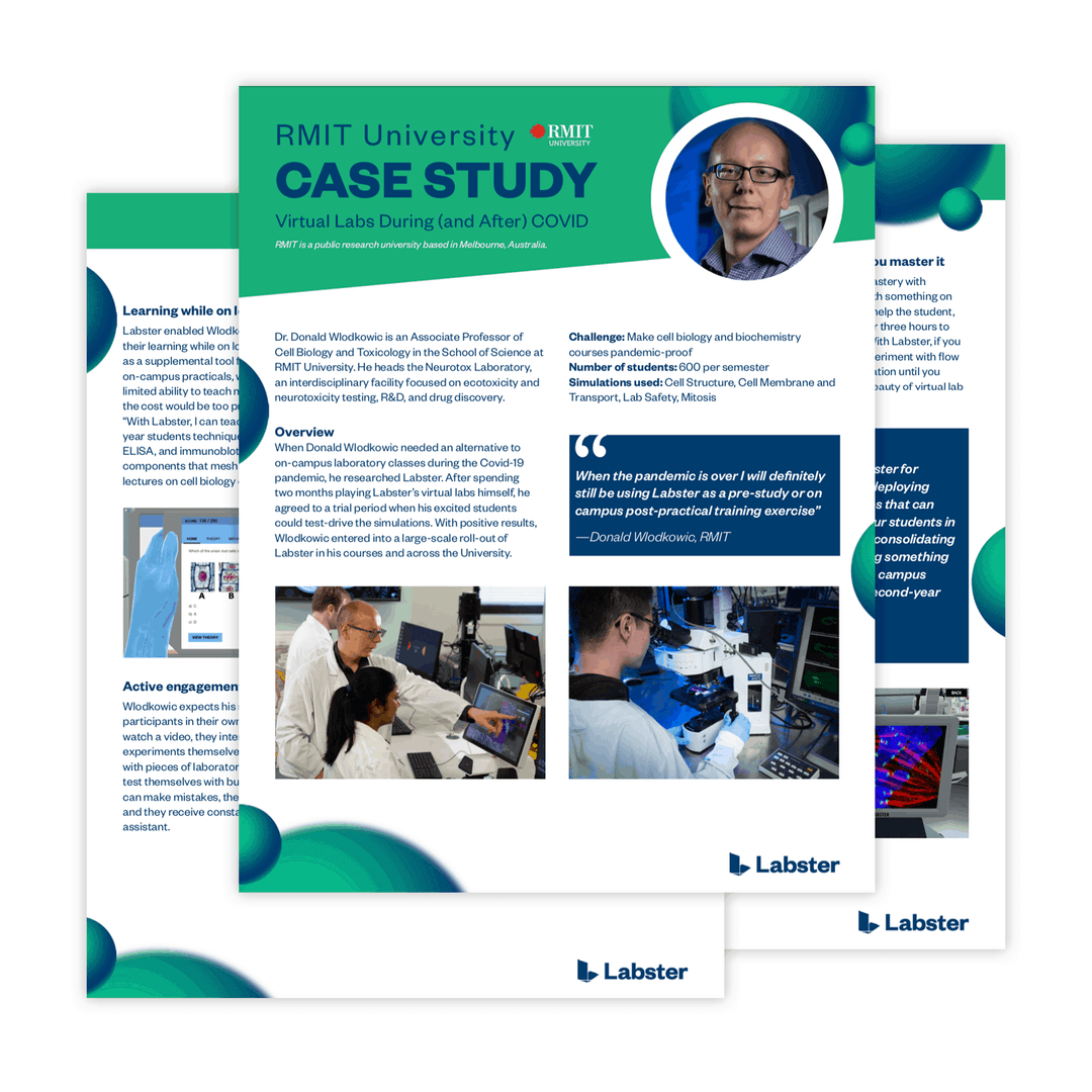 Virtual Labs During (and After) COVID at RMIT Australia Case Study