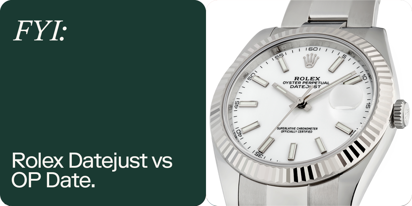 Rolex Datejust vs. Rolex Date Key Differences