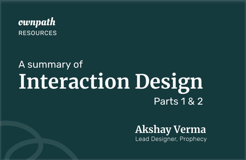 Fundamentals of Interaction Design (1&2)