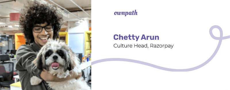 Chetty Arun, Design Manager at Razorpay on Mentorship and Building Design Teams