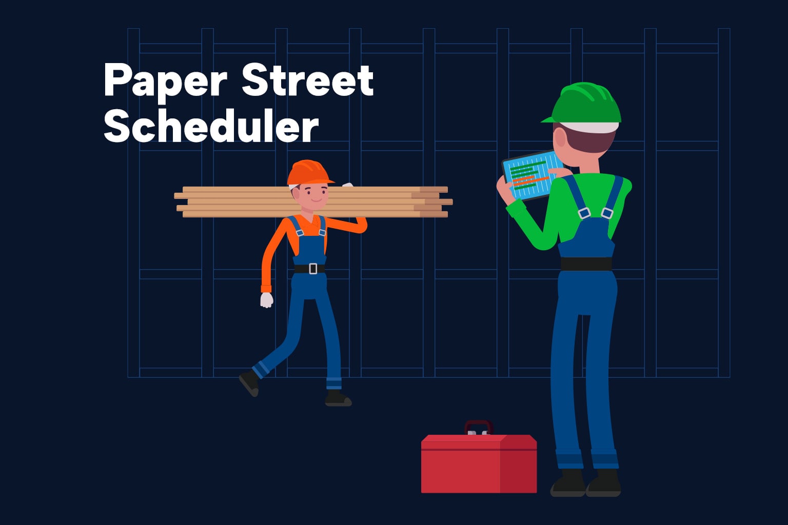 An image showing the role of Paper Street Scheduler in manufacturing capacity planning